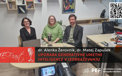 Odkrijte moč generativne umetne inteligence v izobraževanju v novi epizodi PEFcasta!